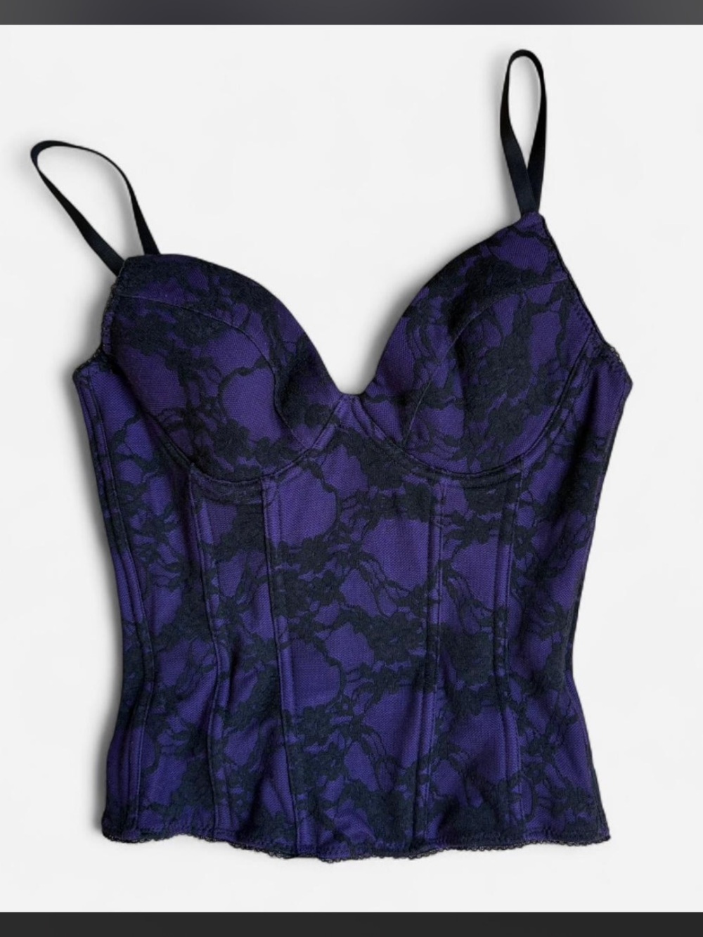 Vintage Y2K Purple Bustier <3